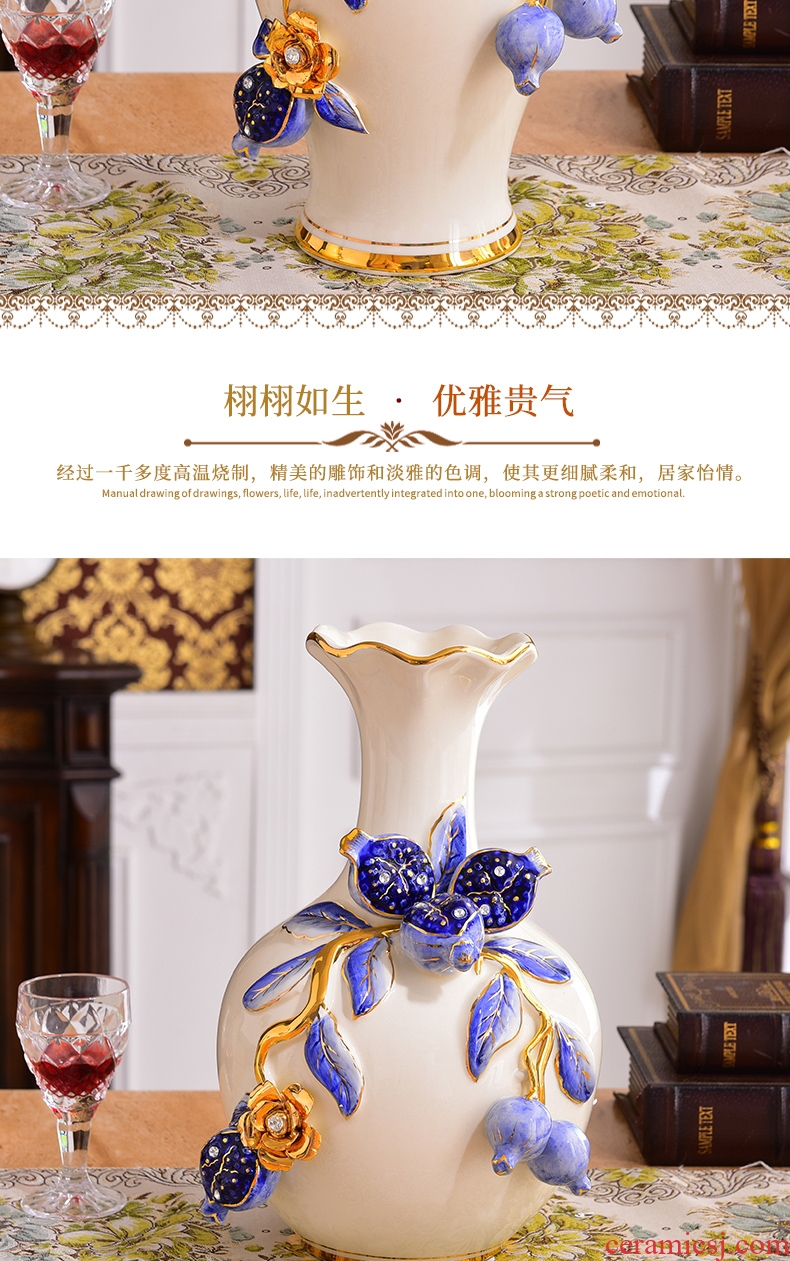 Jingdezhen ceramics archaize the ancient philosophers figure large vases, classical Chinese style living room home decoration furnishing articles wedding gift - 557598046832