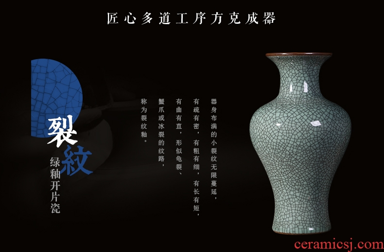 Jingdezhen ceramics vase of large sitting room hotel opening gifts - 572616835989 large porcelain home decoration furnishing articles