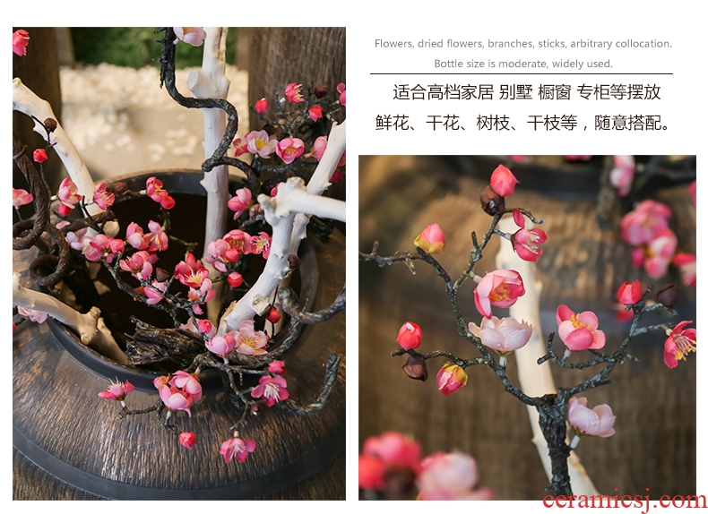 Jingdezhen ceramic hotel villa garden of large vases, the sitting room porch up flower flower adornment furnishing articles - 571706882625