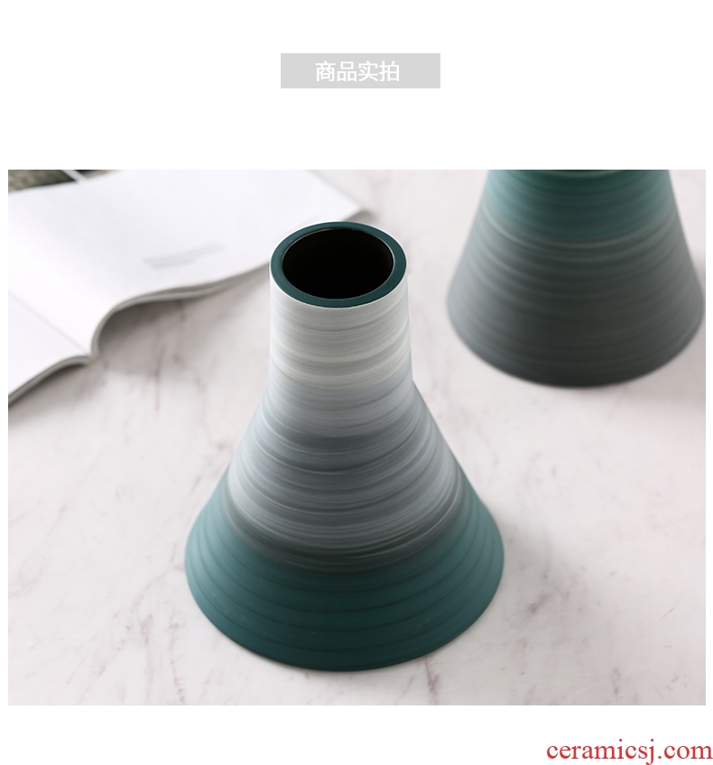 Jingdezhen ceramic large vases, flower arrangement sitting room place white I and contracted POTS - 575359290678 manual landing window