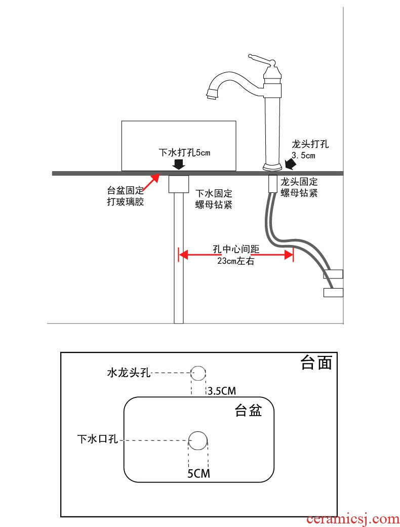 The stage basin circular contracted toilet lavabo American basin European modern ceramic art lavatory basin