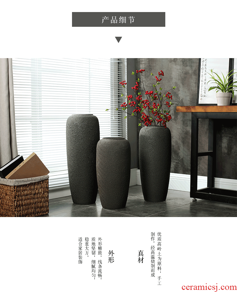 The new European creative ceramic vase furnishing articles furnishing articles sitting room flower arranging household act The role ofing is tasted porcelain decorative vase - 573325786624
