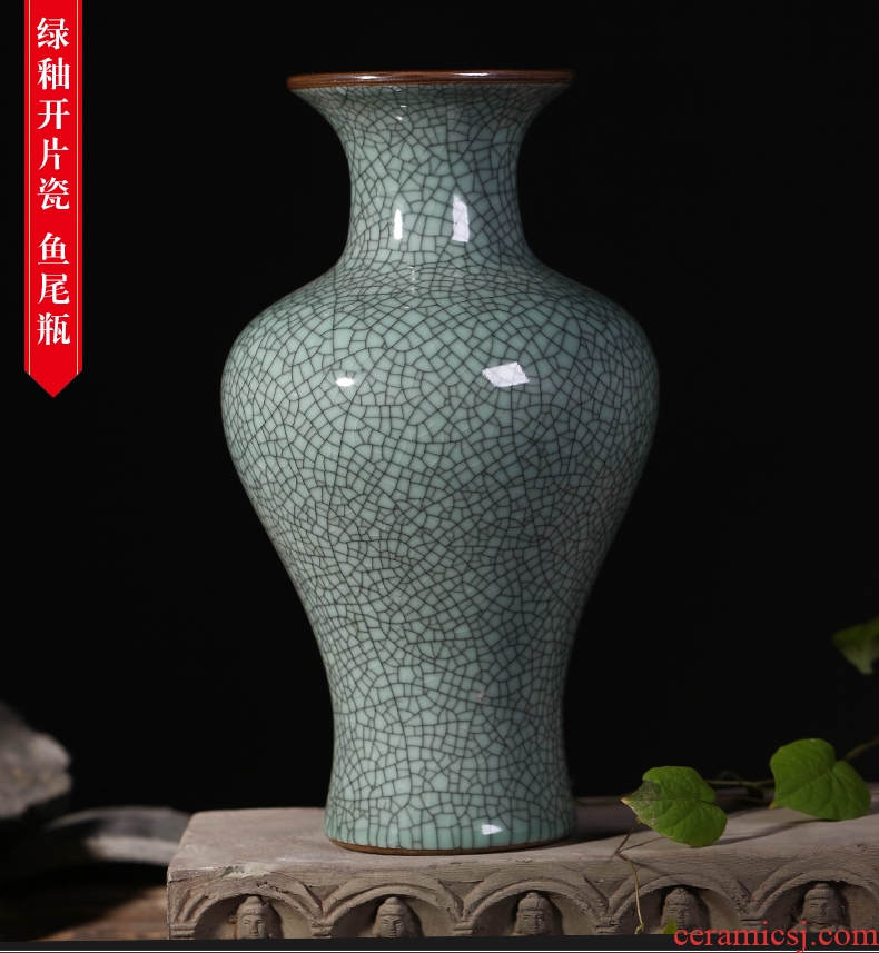 Jingdezhen ceramics vase of large sitting room hotel opening gifts - 572616835989 large porcelain home decoration furnishing articles