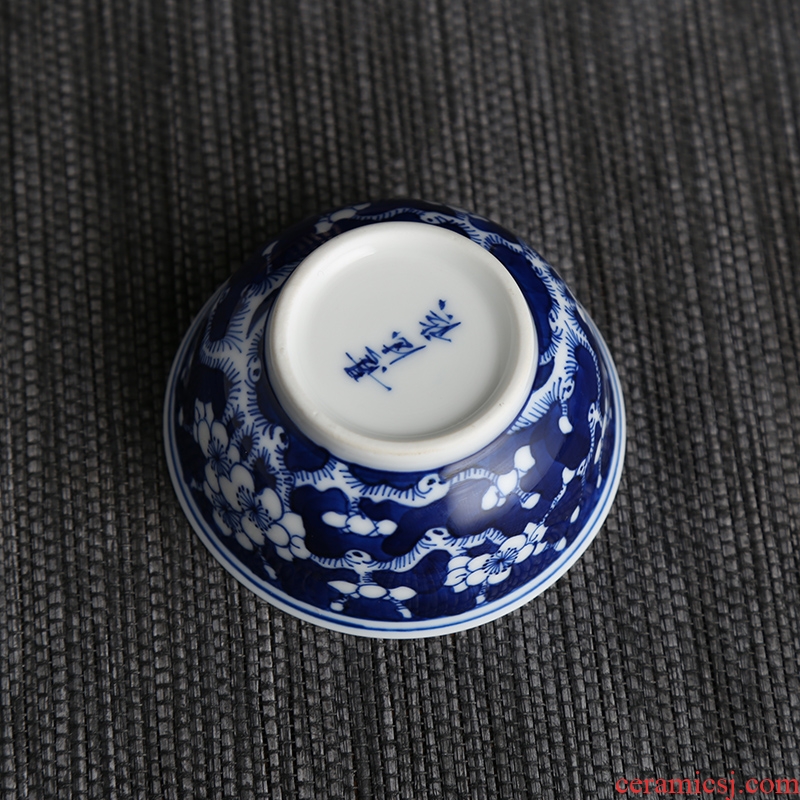 Jingdezhen ceramic sample tea cup hand-painted master kung fu tea cups cup personal cup single cup single cup