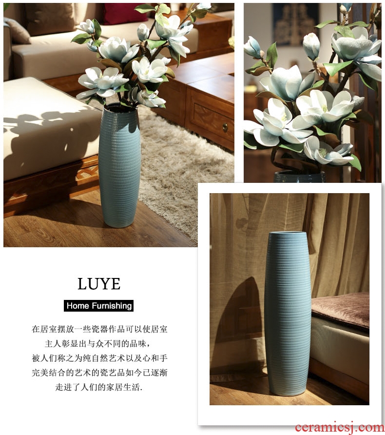 Jingdezhen ceramics of large vase household flower arrangement sitting room adornment is placed heavy opening gifts large - 533961985720