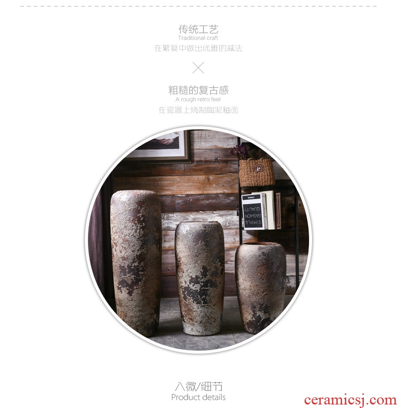Jingdezhen ceramic famille rose blooming flowers sitting room of large vase 185 1.2 m to 1.8 m sitting room place - 553132599730