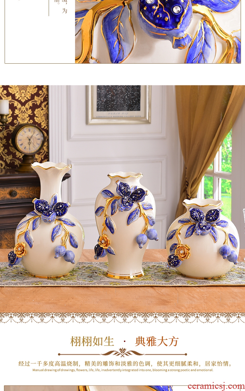 Jingdezhen ceramics archaize the ancient philosophers figure large vases, classical Chinese style living room home decoration furnishing articles wedding gift - 557598046832