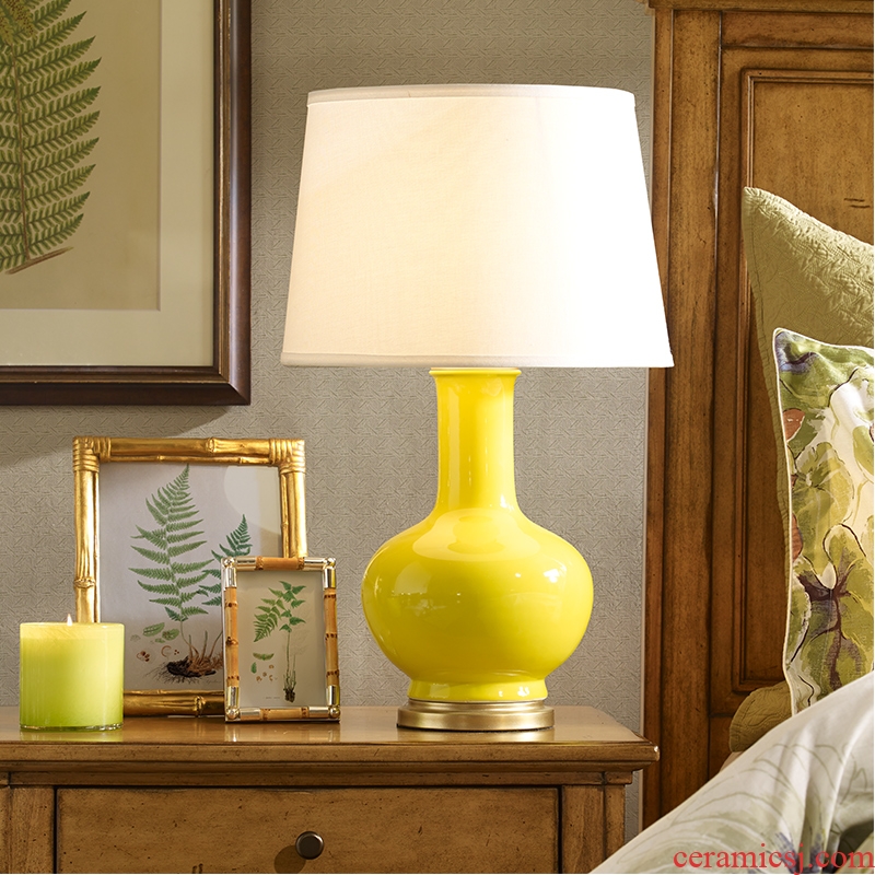 Harbor House lamp lamps and lanterns of the sitting room is contracted and I American ceramic lamp Casila of bedroom the head of a bed