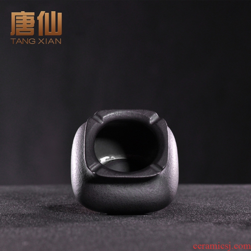 Tang Xian large creative ashtray personality ceramic wind fashion sitting room adornment kung fu tea tea ceremony with zero