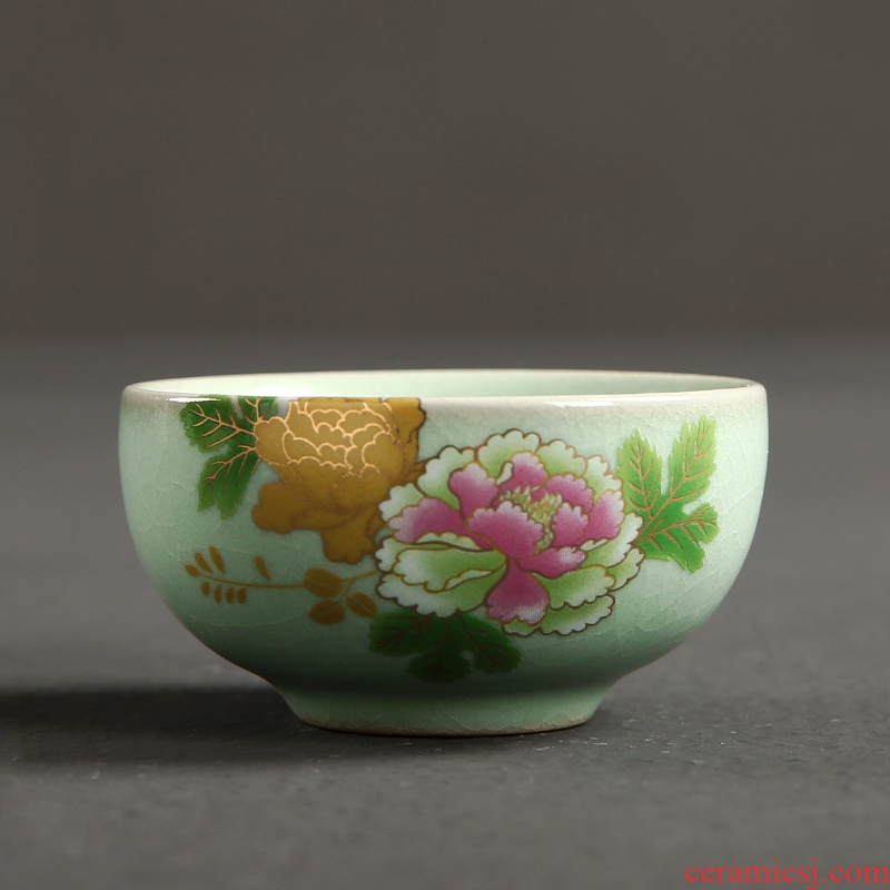 Your kiln kung fu tea cup single cup passes on technique the kiln ceramic sample tea cup cup master piece of steak for her flower porcelain bowl