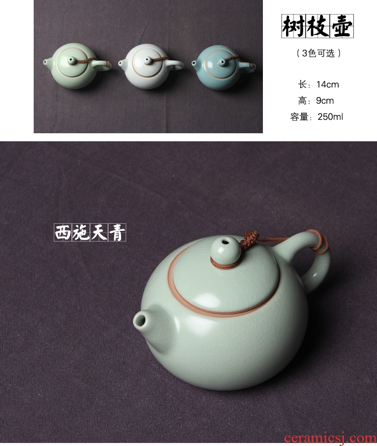 Passes on technique the kiln your kiln the ceramic teapot side kung fu tea set on your porcelain single pot which can raise hand to grasp the teapot