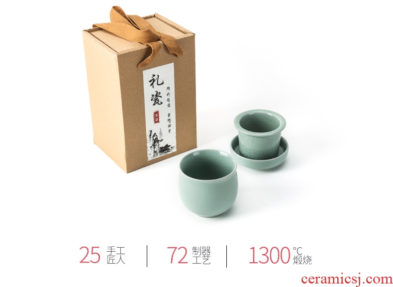 Passes on technique the kiln your kiln mini portable travel tea set with ceramic tea cup personal effort to crack