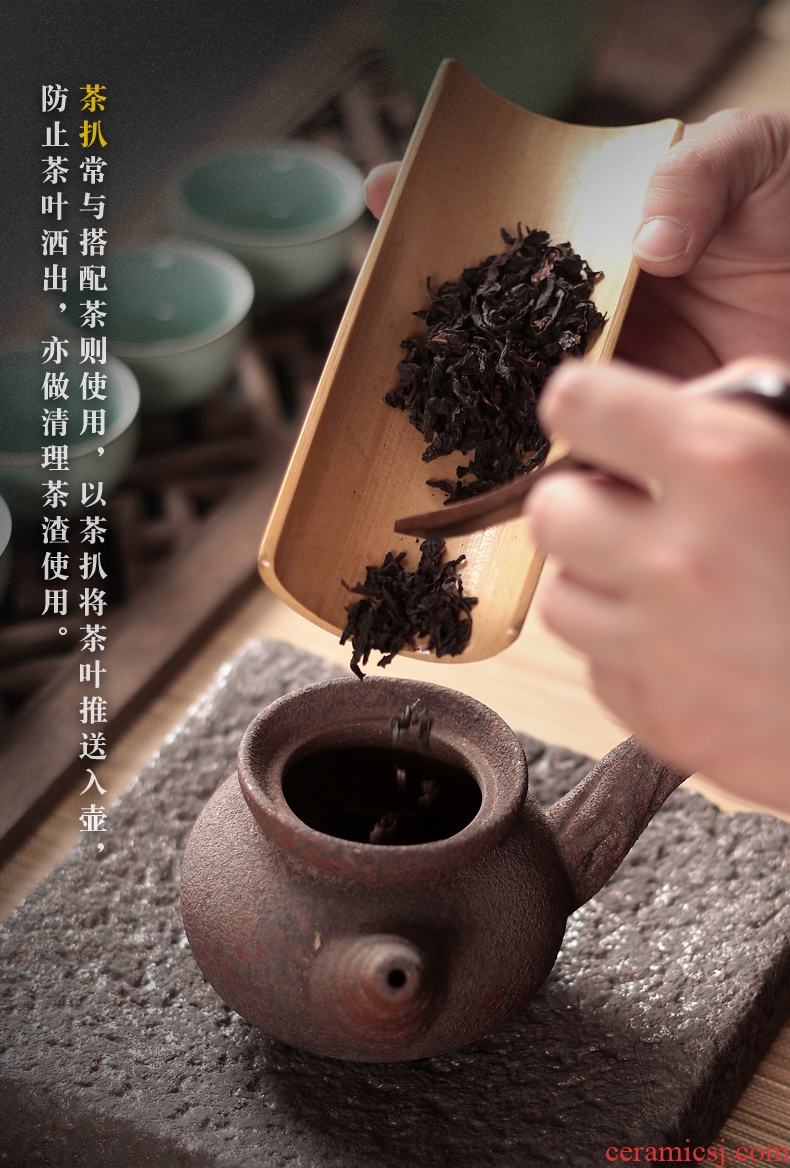 Celadon tea six gentleman with zero kung fu tea accessories teaspoons ChaGa tea black TanZhu longquan celadon ceramics filter