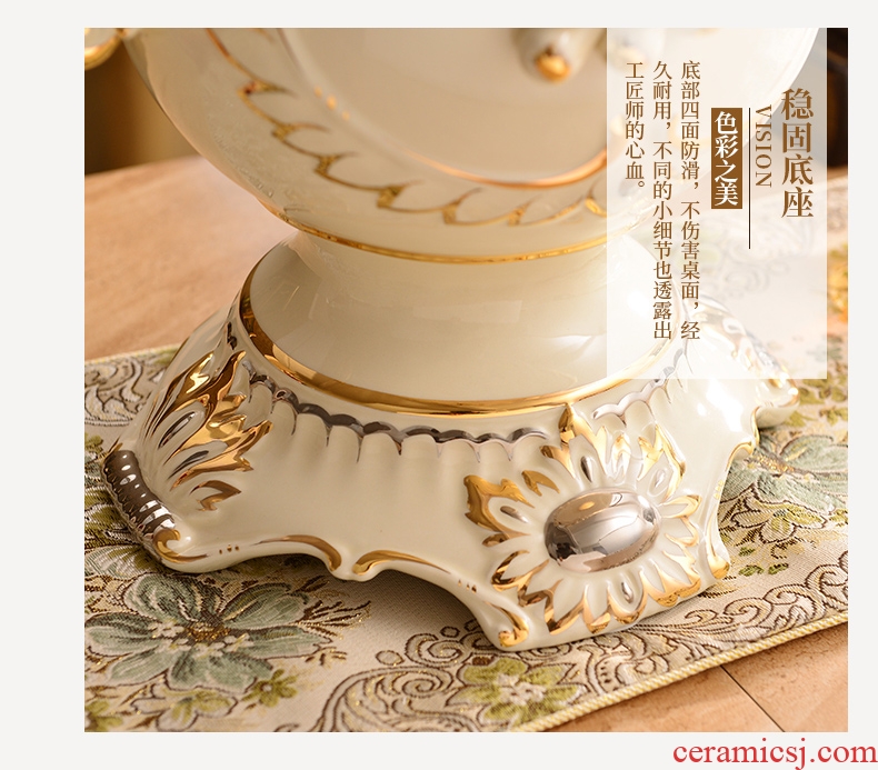 Blue and white porcelain of jingdezhen ceramics landscape painting the living room floor big vase decoration to the hotel opening gifts furnishing articles - 567506535653