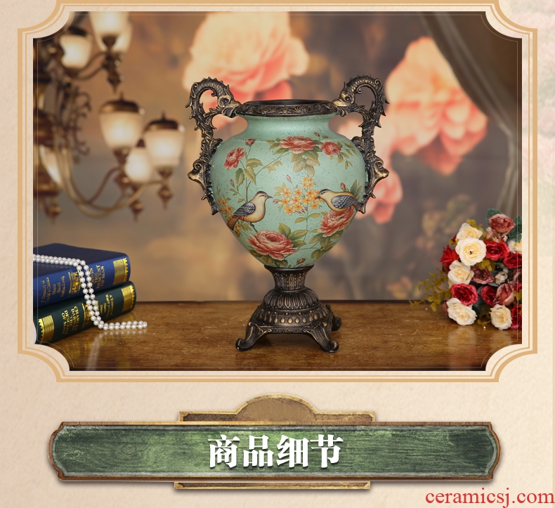 Ning hand - made sealed up with jingdezhen ceramic big vase furnishing articles sitting room put dry flower, antique Chinese blue and white porcelain vases - 524904279947