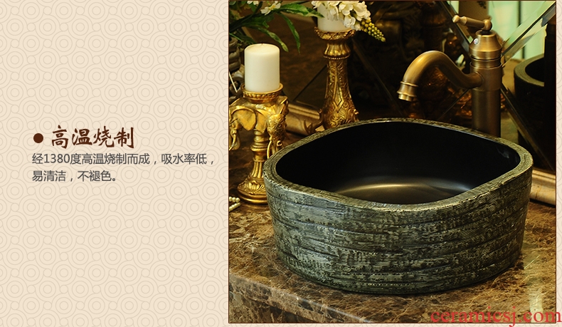 Checking basin art of jingdezhen ceramic table European archaize toilet lavatory sink thickening