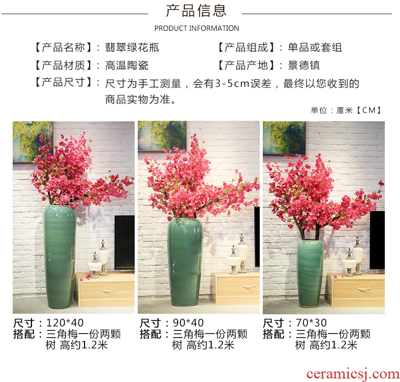 Northern Europe to restore ancient ways of large vase furnishing articles creative flower arranging device example room living room home decoration ceramic flower implement - 556472488704