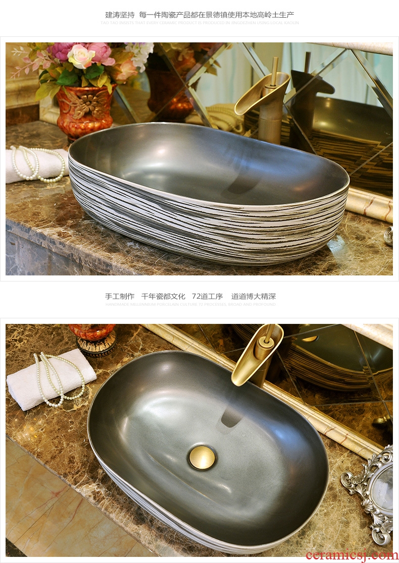 The sink on The ceramic bowl lavatory basin water basin, art basin of household toilet single basin