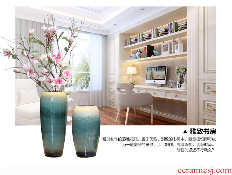 Jingdezhen ceramics of large vases, TV ark, the place of the sitting room porch decoration villa decoration opening gifts - 524830347184