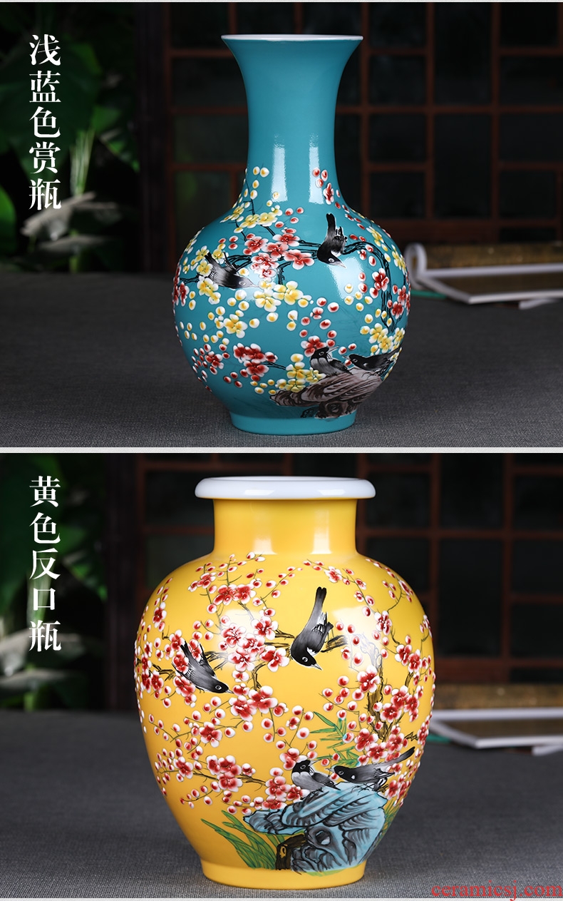 The Master of jingdezhen hand - made ceramics vase furnishing articles new Chinese wine TV ark, sitting room adornment ornament