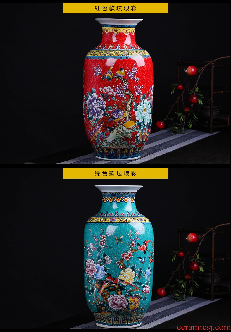 Jingdezhen ceramics vase antique blue - and - white large flower arranging implement new porch sitting room of Chinese style household act the role ofing is tasted furnishing articles - 559569380322