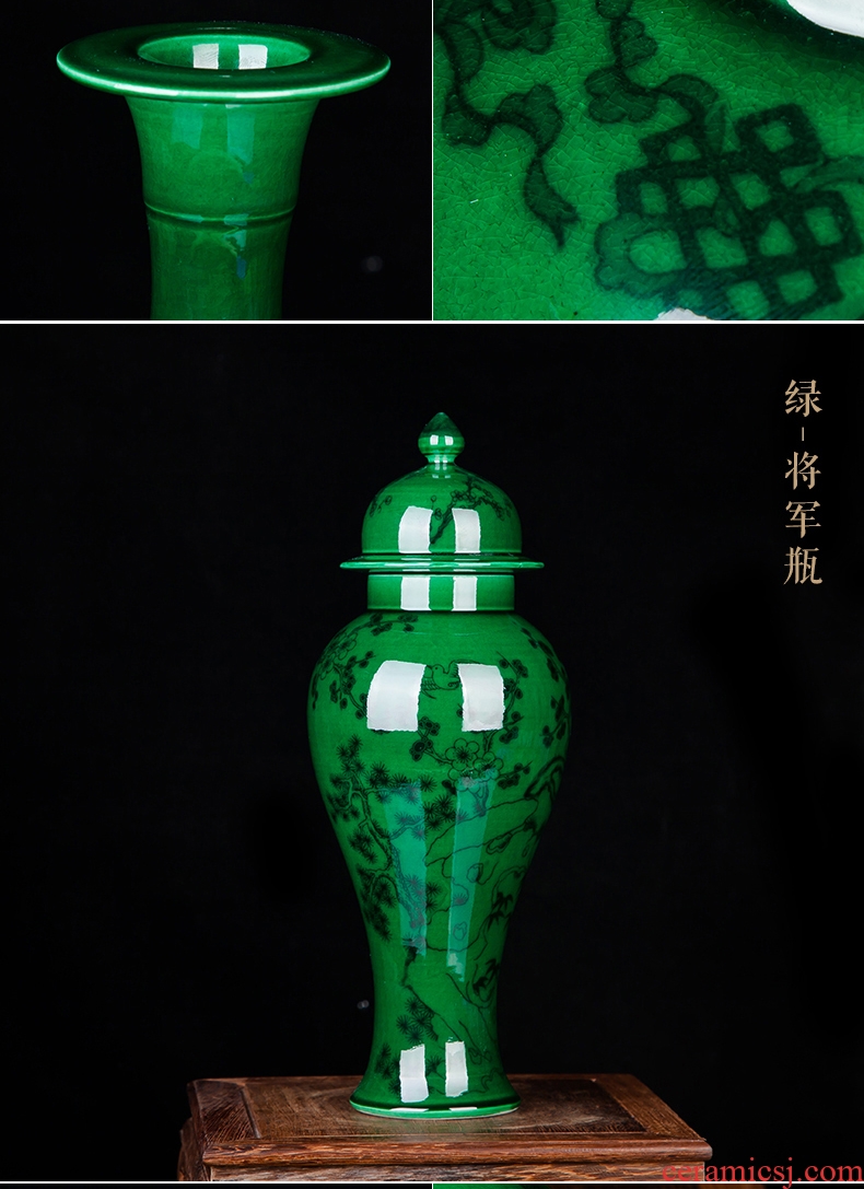 Fort SAN road of the new European vase decoration flower arranging flower implement large ceramic vase sitting room place, household act the role ofing is tasted package mail - 542589418823