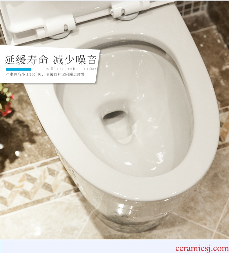 Art ceramic fashion city individuality creative implement implement color toilet deodorization toilet home