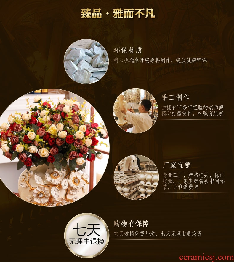 The Big vase classical jingdezhen ceramics up sitting room ground suit China decoration vase TV ark - 45459401813