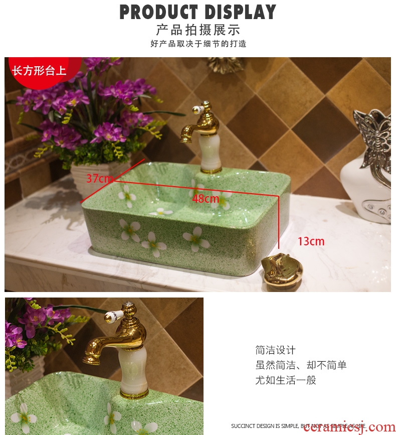 The stage basin on The ceramic lavabo lavatory toilet basin round basin, art basin to wash gargle