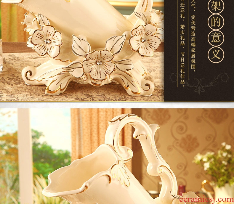 Vatican Sally 's European ceramic wine rack creative luxurious sitting room ark, home furnishing articles wedding gift