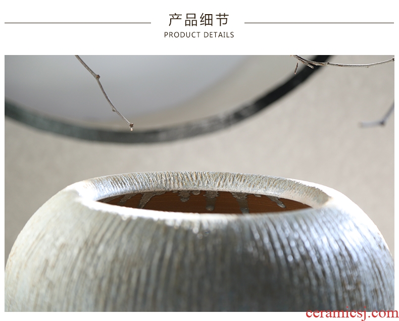 Ceramic crock POTS modern retro jingdezhen Ceramic vase of large indoor and is suing the home decoration furnishing articles - 560667489156
