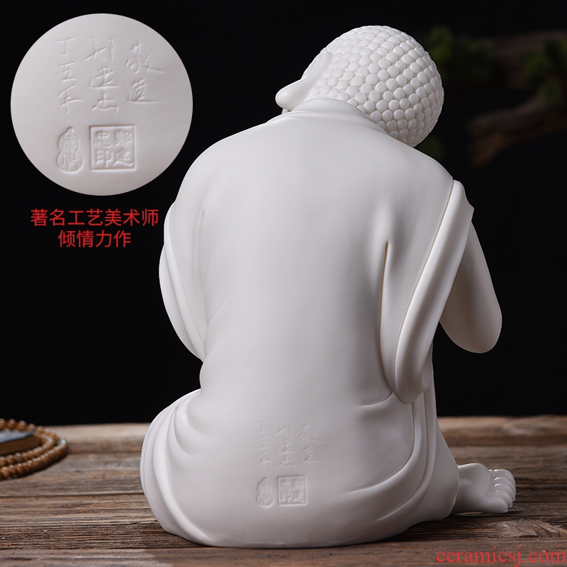 The east mud creative Chinese style household indoor ceramic Buddha zen furnishing articles study porch desktop ornaments