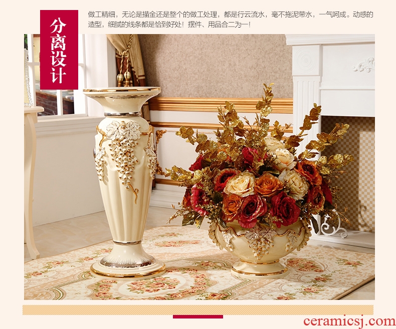 Jingdezhen ceramics, the ancient philosophers figure creative archaize large storage tank vases, flower arrangement sitting room adornment furnishing articles - 569518563320
