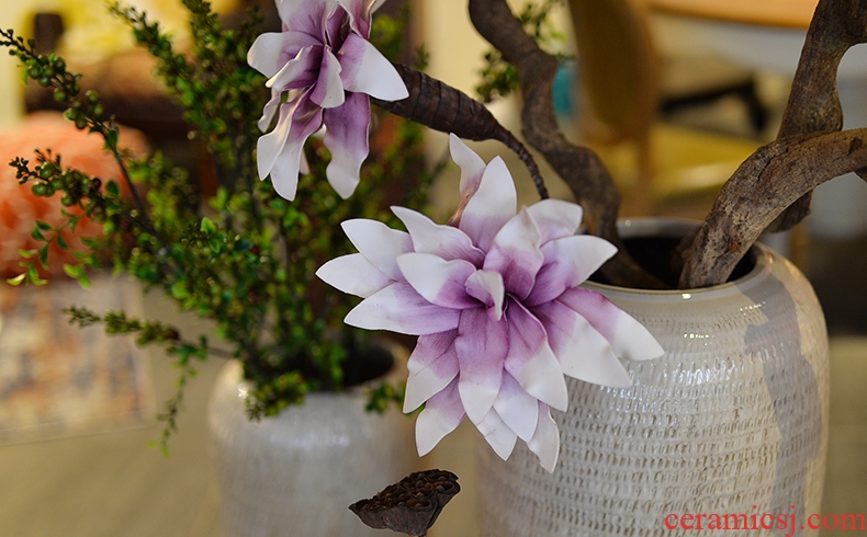Jingdezhen ceramic hotel villa garden of large vases, the sitting room porch up flower flower adornment furnishing articles - 528765002824