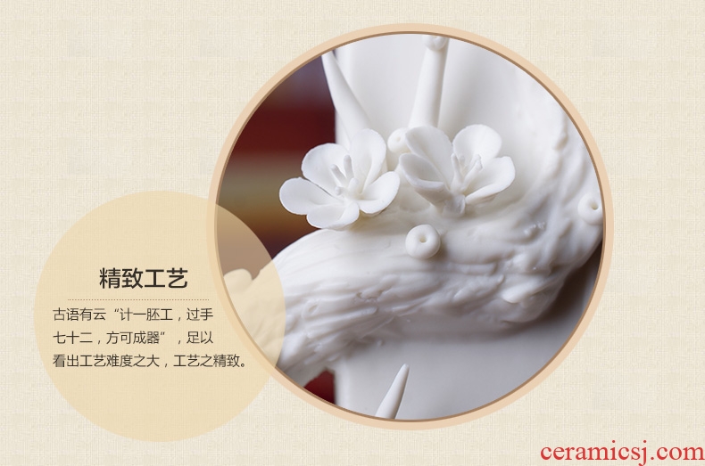 Oriental clay ceramic designer bin - bin Lin, its art furnishing articles after 80/MeiYing rustling D46-08