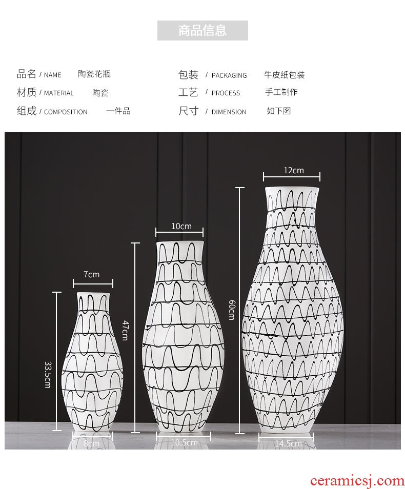 Better sealed up with jingdezhen hand - made large vases, ceramic decorations Chinese blue and white porcelain bottle cap jar of archaize sitting room place - 575242805490