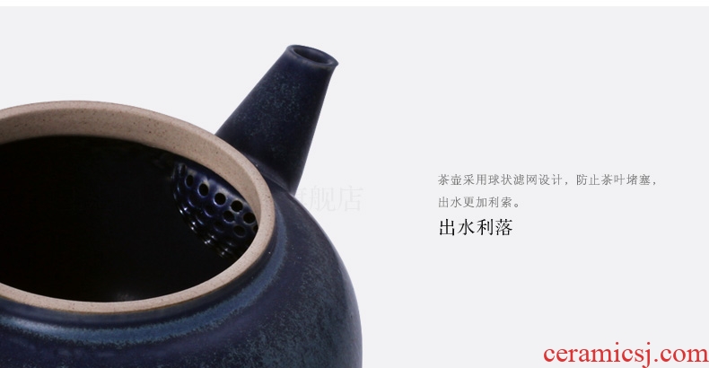 Million kilowatt/ceramic tea set # kung fu tea set combinations of a complete set of tea set gift willing to give up