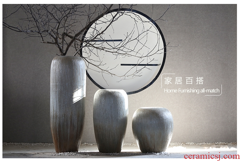 Jingdezhen ceramic garden hotel club restaurant of large vases, flower implement of new Chinese style flower big sitting room place - 560667489156