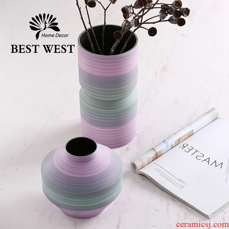 Best west light much creative ceramic vase large household dry flower arranging flowers is the sitting room adornment is placed on the ground