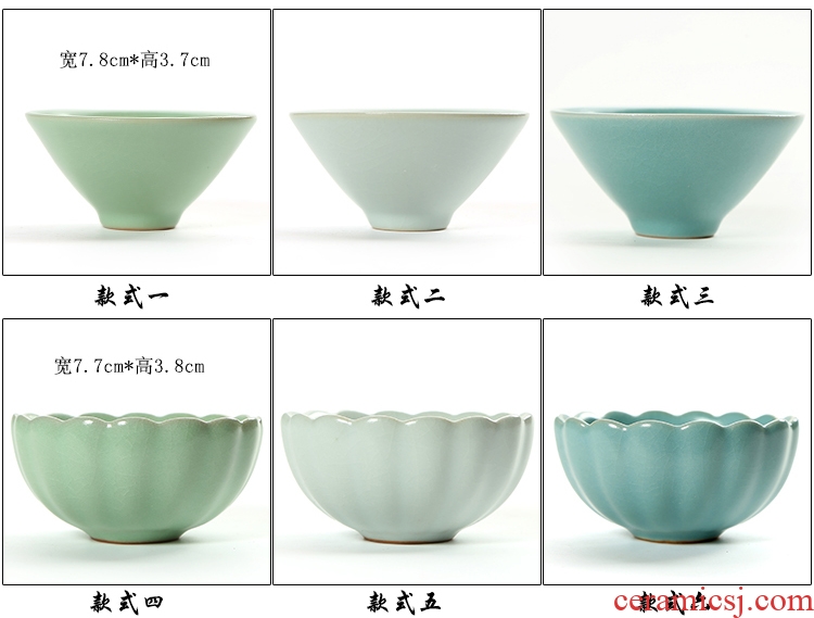Passes on technique the kiln your kiln sample tea cup individual cup your porcelain ceramic tea cup kung fu tea masters cup single cup