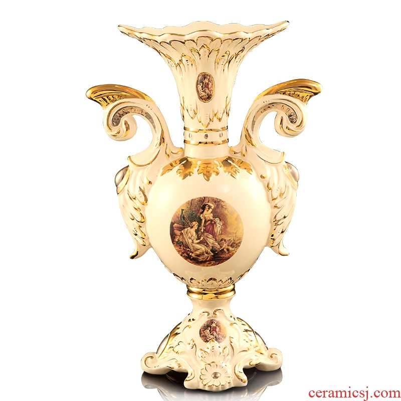 The Vatican Sally restoring ancient ways far, European ceramic flower vases luxurious sitting room TV ark, household ground adornment furnishing articles
