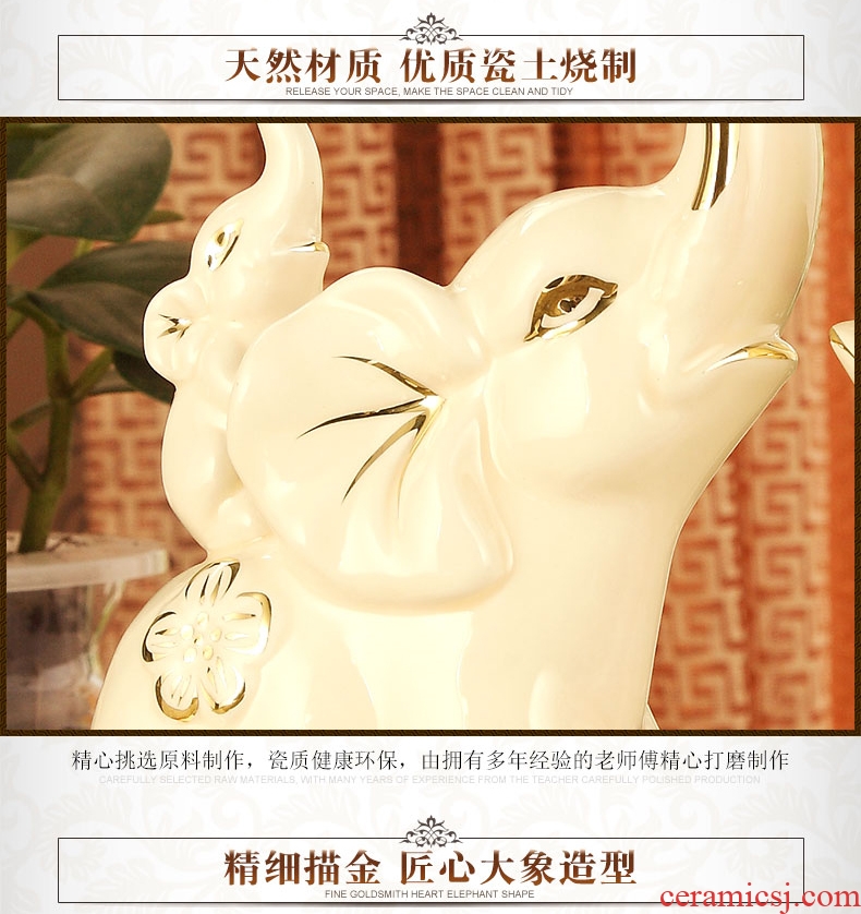 Creative european-style craft gift porcelain home decoration in the sitting room porch TV ark wine soft adornment as furnishing articles