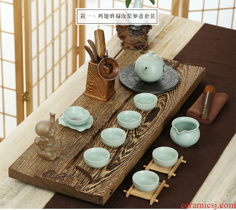Friend is the whole piece of chicken wings wood tea tray tea set suits for your up ceramic kung fu tea tea dry mercifully contracted tea tray