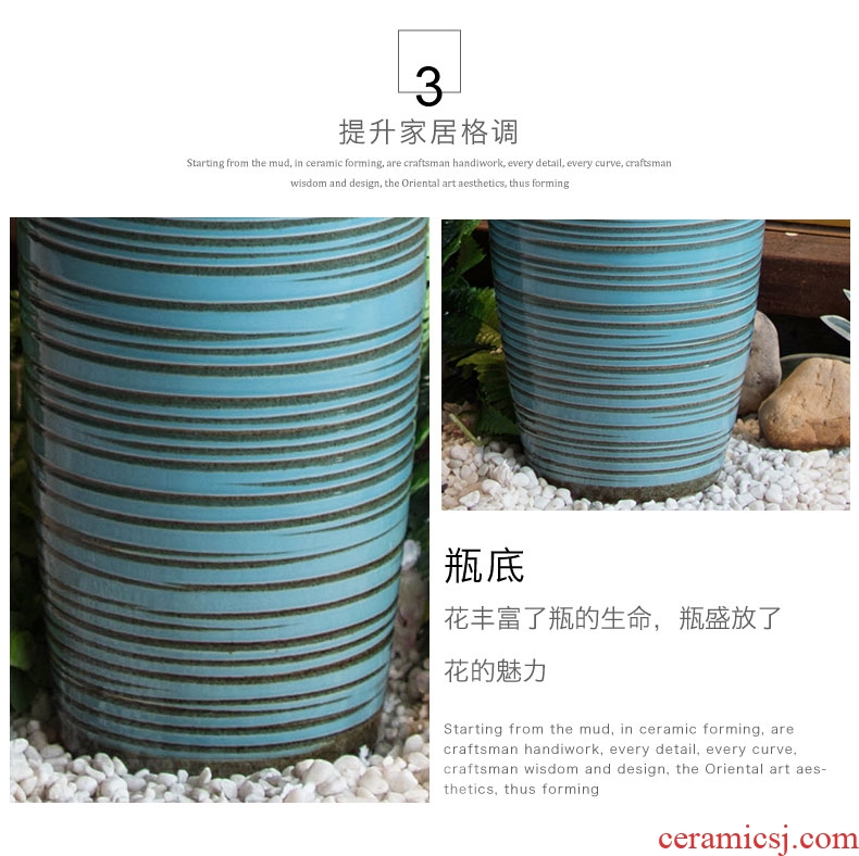 The Big vase classical jingdezhen ceramics up sitting room ground suit China decoration vase TV ark - 562910663451