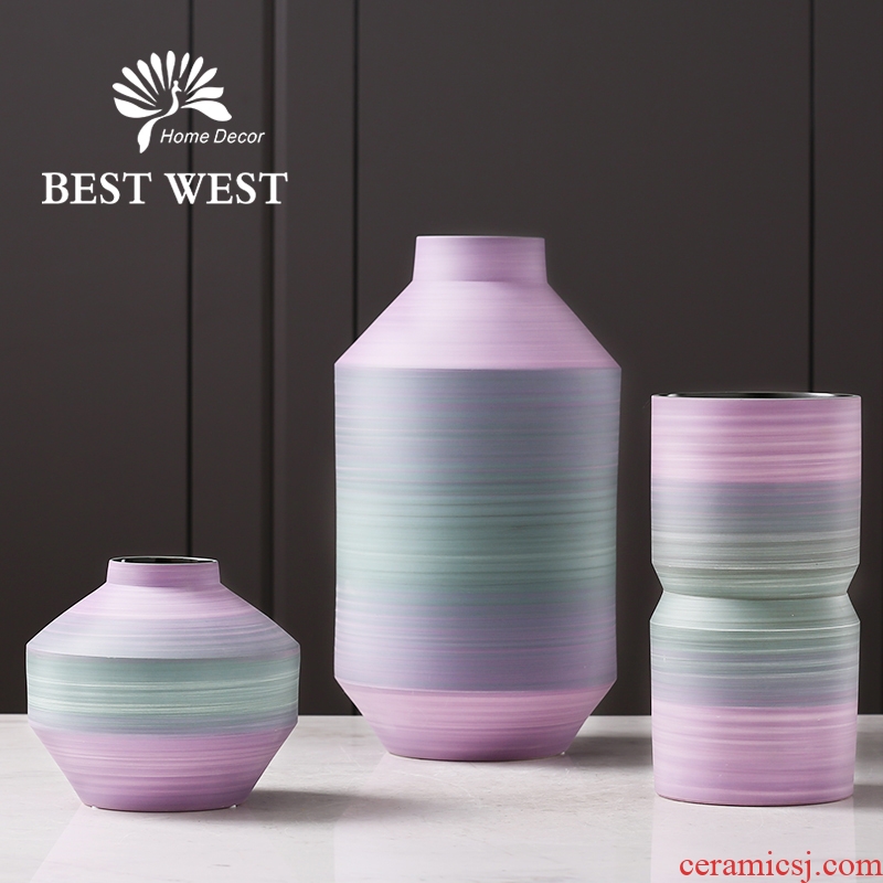 Best west light much creative ceramic vase large household dry flower arranging flowers is the sitting room adornment is placed on the ground