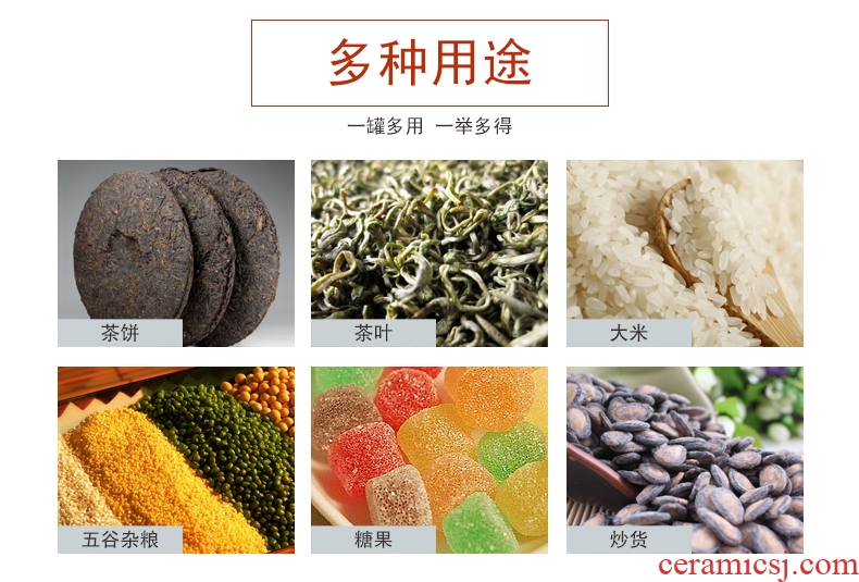 Jingdezhen ceramic tea packaging gift box bulk up tea caddy fixings puer tea pot common seal