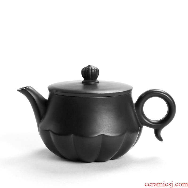 Royal elegant purple sand tea sets ceramic kung fu tea cup teapot tea tea taking of a complete set of household contracted