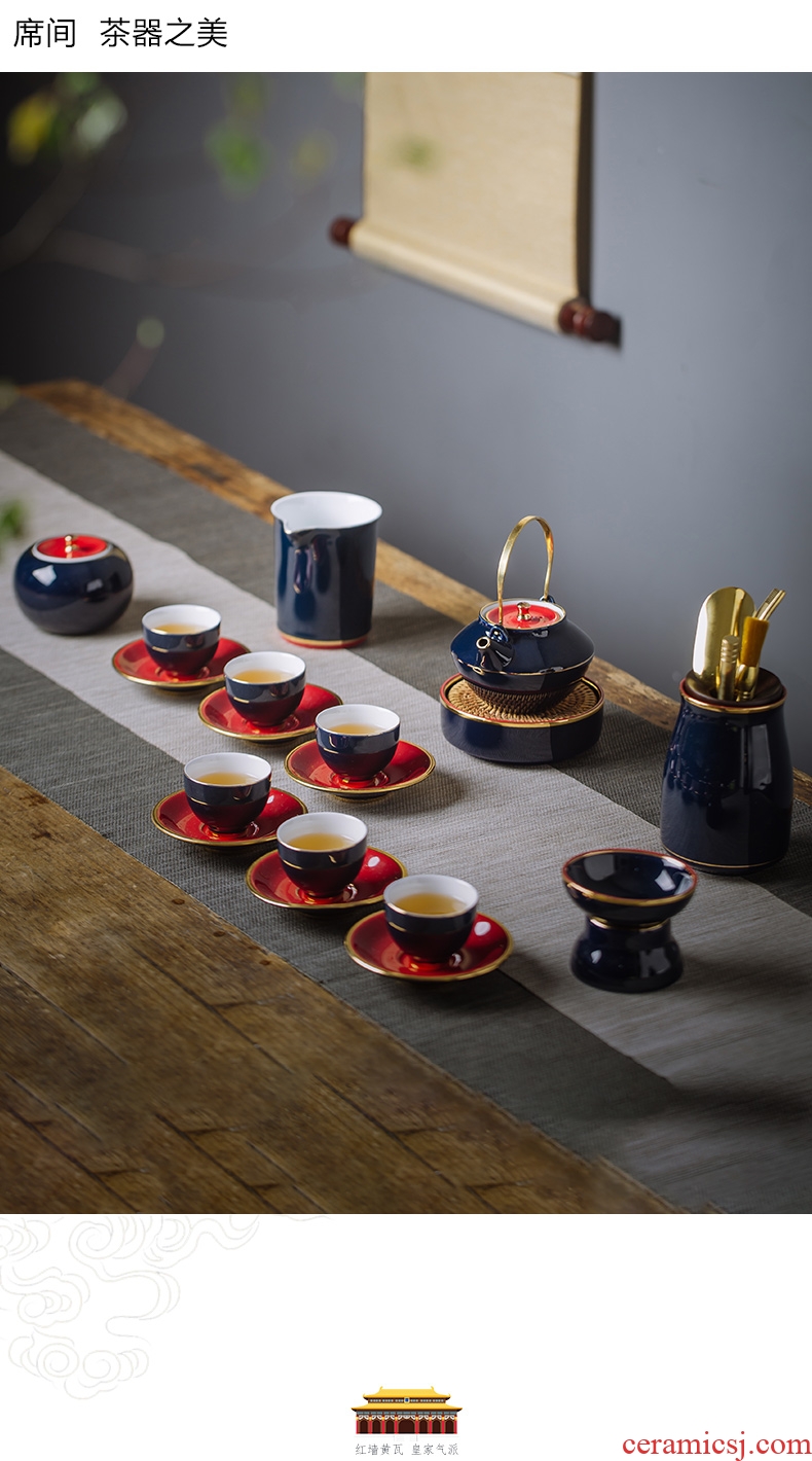 Creative regnant yipin pot pot bearing pot bearing ceramic contracted dry mercifully kung fu tea tea tray of pot dish