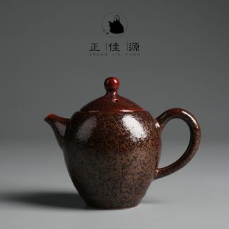 Restoring ancient ways is good source of chicken blood glaze tea kung fu tea tea with parts creative large heat the teapot