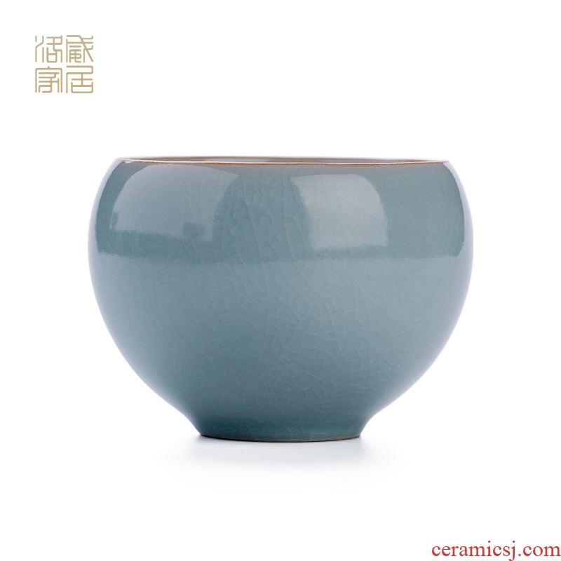 Your up CPU single CPU jingdezhen celadon kung fu tea set sample tea cup Your porcelain piece can raise the use master CPU